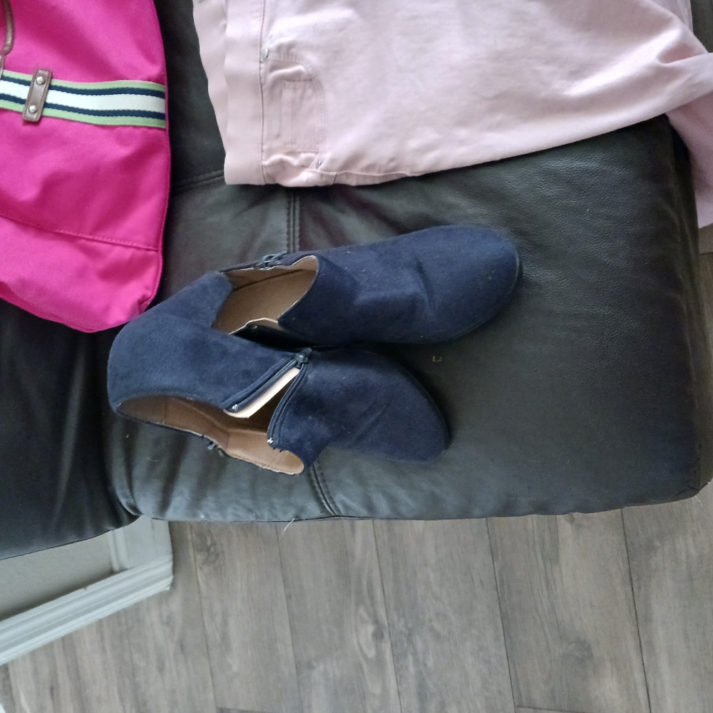 Women's Navy Ankle Boots